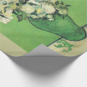 Still life - Pink Roses in a花瓶， Van ゴッホ ラッピングペーパー (角)