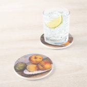 Still Life Quince, Apple, Pears by Paulセザンヌ コースター (側面)