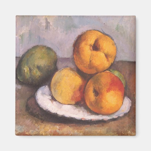 Still Life Quince, Apple, Pears by Paulセザンヌ マグネット (正面)
