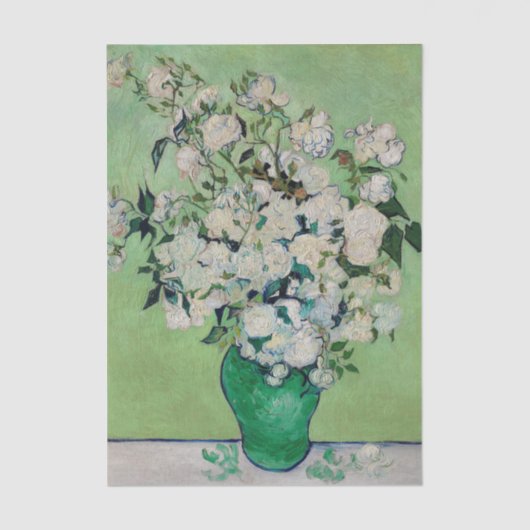 Still Life Roses in a Vase by Vincent van Gogh 薄葉紙 (正面)