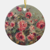 Still Life, Roses of Vargemont | Renoir セラミックオーナメント (正面)