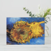 Still Life Two Cut Sunflowers by Vincent van ゴッホ (スタンド正面)