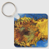 Still Life Two Cut Sunflowers by Vincent van ゴッホ キーホルダー (正面)