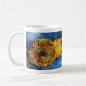 Still Life Two Cut Sunflowers by Vincent van ゴッホ コーヒーマグカップ (左)