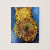 Still Life Two Cut Sunflowers by Vincent van ゴッホ ジグソーパズル (縦)