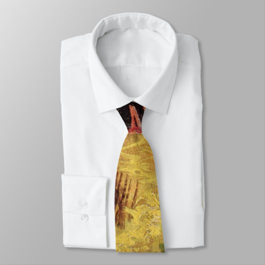 Still Life Two Cut Sunflowers by Vincent van ゴッホ ネクタイ (タイ)