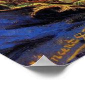 Still Life Two Cut Sunflowers by Vincent van ゴッホ ポスター (角)