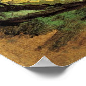 Still Life Two Cut Sunflowers by Vincent van ゴッホ ポスター (角)