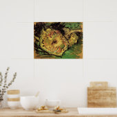 Still Life Two Cut Sunflowers by Vincent van ゴッホ ポスター (キッチン)
