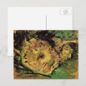 Still Life Two Cut Sunflowers by Vincent van ゴッホ ポストカード (正面/裏面)