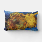 Still Life Two Cut Sunflowers by Vincent van ゴッホ ランバークッション (裏面)