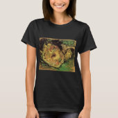 Still Life Two Cut Sunflowers by Vincent van ゴッホ Tシャツ (正面)