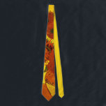 Still Life Vase w 15 Sunflowers Vincent van Gogh ネクタイ<br><div class="desc">Now available! Double sided printed ties! Twice as nice! Still Life: Vase with Fifteen Sunflowers by Vincent van Gogh is a vintage fine art post impressionism still life floral painting. A beautiful bouquet of fresh cut yellow and orange sunflowers from a summer garden in full bloom. About the artist: Vincent...</div>