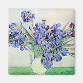 Still Life Vase with Irises by Vincent van Gogh マグネット (正面)