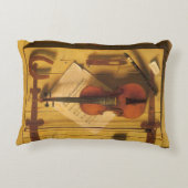 Still Life Violin and Music by William Harnett アクセントクッション (裏面)