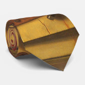 Still Life Violin and Music by William Harnett ネクタイ (ロール)