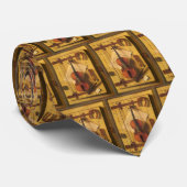 Still Life Violin and Music by William Harnett ネクタイ (ロール)