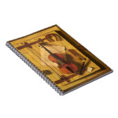 Still Life Violin and Music by William Harnett ノートブック (右側)