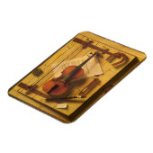 Still Life Violin and Music by William Harnett マグネット (左側)