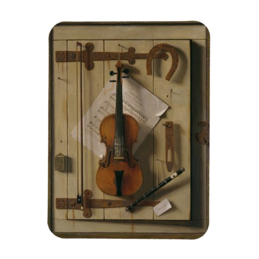 Still Life、Violin、Music マグネット (縦)