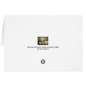 Still Life wスカル、Candle、Book By Paulセザンヌ (裏面横)