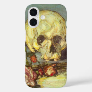 Still Life wスカル、Candle、Book By Paulセザンヌ iPhone 16ケース