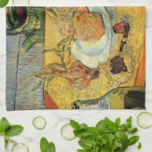 Still Life withスケッチボードby Vincent van ゴッホ キッチンタオル (折り畳み)