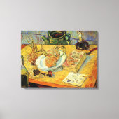 Still Life withスケッチボードby Vincent van ゴッホ キャンバスプリント (正面)