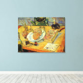 Still Life withスケッチボードby Vincent van ゴッホ キャンバスプリント (インサイチュ (ウッドフロア))