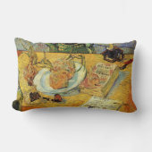 Still Life withスケッチボードby Vincent van ゴッホ ランバークッション (正面)