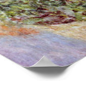 Still Life with Anemones by Claude Monet ポスター (角)