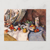 Still Life with Appleポール・セザンヌ ポストカード (正面)