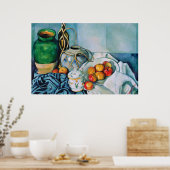 Still Life with Apple、ポール・セザンヌ ポスター (キッチン)