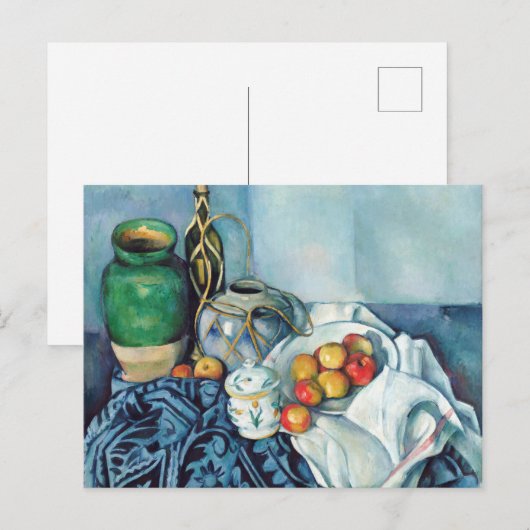 Still Life with Apple 1 by Paul Ceczanne ポストカード (正面/裏面)