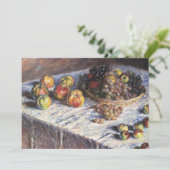 Still Life with Apple and Grues by Claude Monet (スタンド正面)