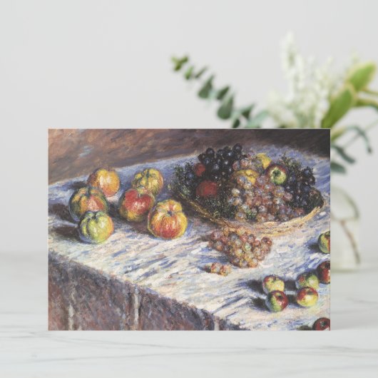 Still Life with Apple and Grues by Claude Monet (スタンド正面)