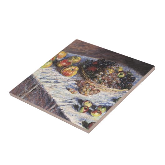 Still Life with Apple and Grues by Claude Monet タイル (側面)