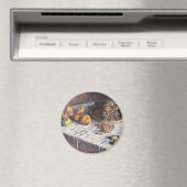 Still Life with Apple and Grues by Claude Monet マグネット (インサイチュ (食洗機))