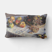 Still Life with Apple and Grues by Claude Monet ランバークッション (裏面)