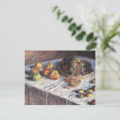 Still Life with Apple and Grues by Claude Monet 招待状 (スタンド正面)