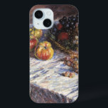 Still Life with Apple and Grues by Claude Monet iPhone 15ケース<br><div class="desc">Still Life with Apple and Grues (1880) by Claude Monetはヴィンテージの印象派のアート素晴らし・スチル・ライフ絵画ズだ。感謝のディナーにセットされたリンゴとブドウを含むテーブルの上のバスケットの様々な果物。アーティストについて：クロード・モネ(1840-1926)は印象派の運動の創始者であフランスのり絵画、その絵画の大部分は「空中に浮かぶ」（野外に浮かぶ）スタイル印象派の風景である。</div>