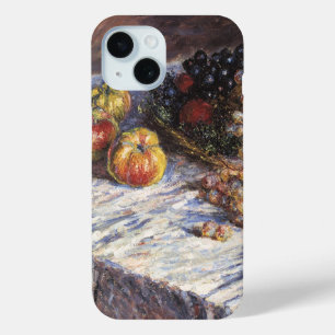 Still Life with Apple and Grues by Claude Monet iPhone 15ケース