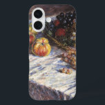 Still Life with Apple and Grues by Claude Monet iPhone 16ケース<br><div class="desc">Still Life with Apple and Grues (1880) by Claude Monetはヴィンテージの印象派のアート素晴らし・スチル・ライフ絵画ズだ。感謝のディナーにセットされたリンゴとブドウを含むテーブルの上のバスケットの様々な果物。アーティストについて：クロード・モネ(1840-1926)は印象派の運動の創始者であフランスのり絵画、その絵画の大部分は「空中に浮かぶ」（野外に浮かぶ）スタイル印象派の風景である。</div>