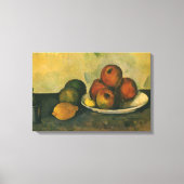 Still Life with Apple by Paulセザンヌ キャンバスプリント (正面)