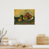 Still Life with Apple by Paulセザンヌ ポスター (キッチン)