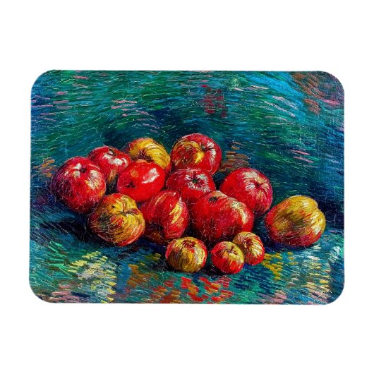 Still Life with Apple by Vincent Vanゴッホ マグネット (横)