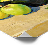 Still Life with Apples After Van Gogh ポスター (角)