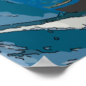 Still Life with Avacado抽象芸術 ポスター (角)