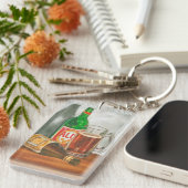 Still Life with Beer by Jennifer Goldberger キーホルダー (正面右)