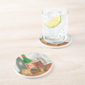 Still Life with Beer by Jennifer Goldberger コースター (側面)